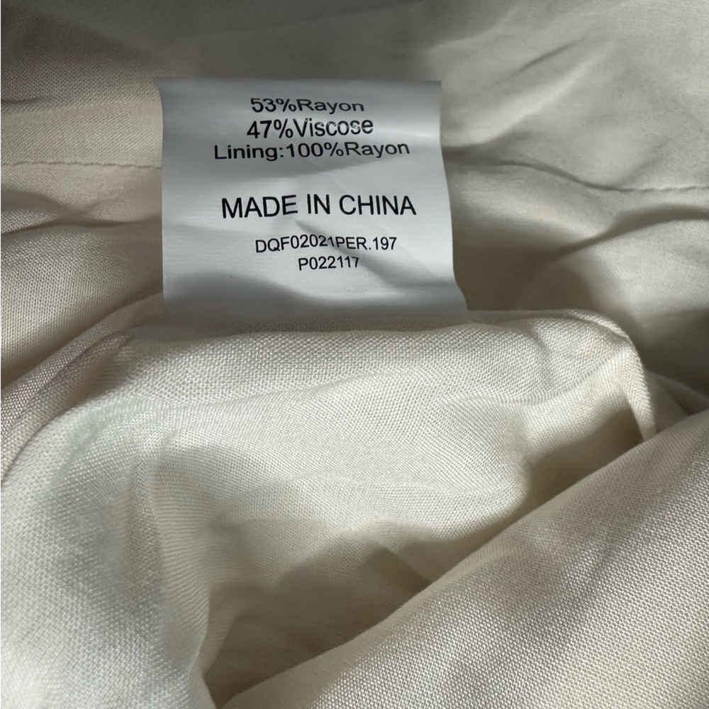 DISSH Oversized Kiah Pearl Satin Blazer US 4 NWT New jacket cream neutral button - Picture 14 of 16